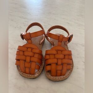 Old Navy Tan Leather Sandals